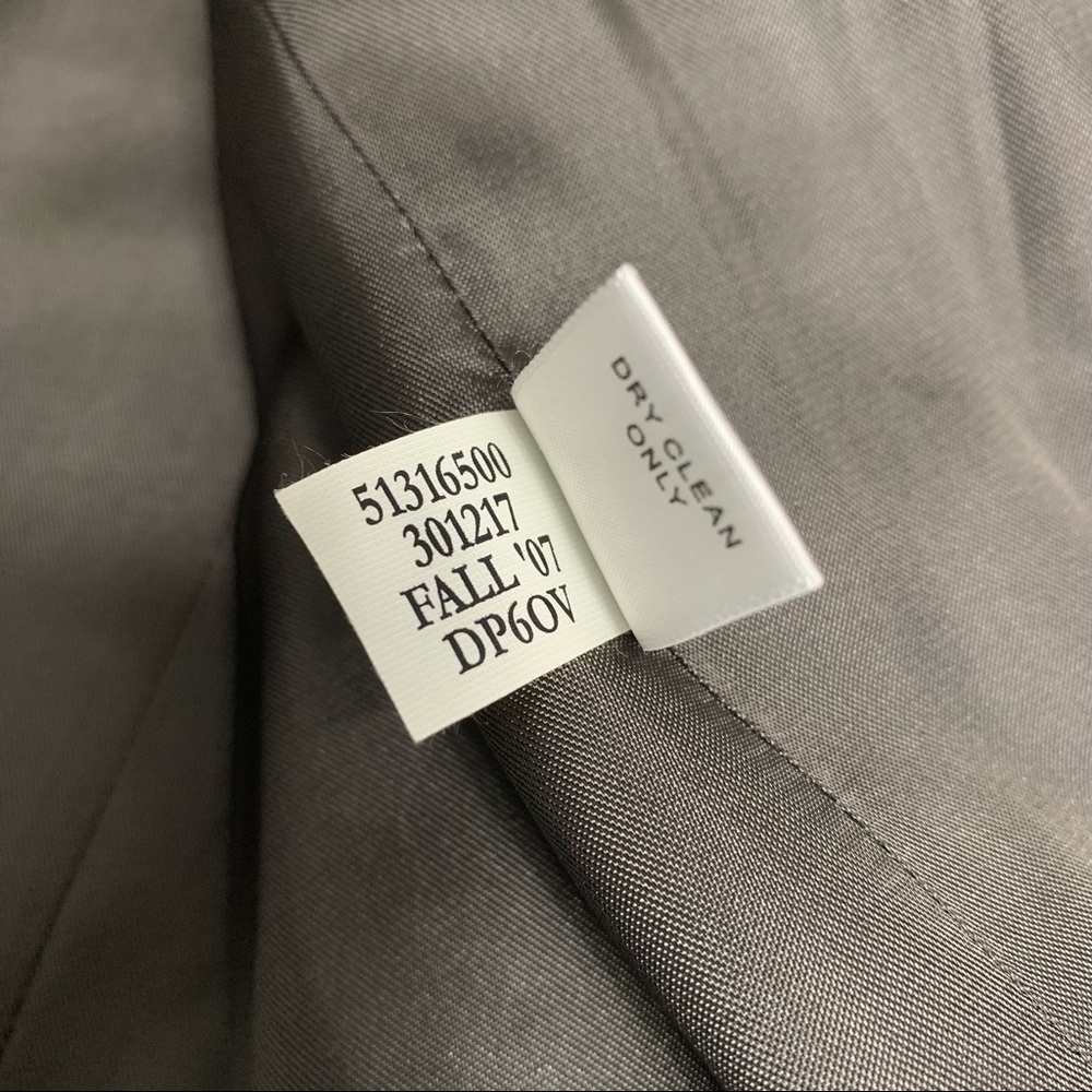 Banana Republic Women’s Gray Wool Hemp Blend Tweed Cropped Swing Jacket Size 14 - Picture 12 of 14